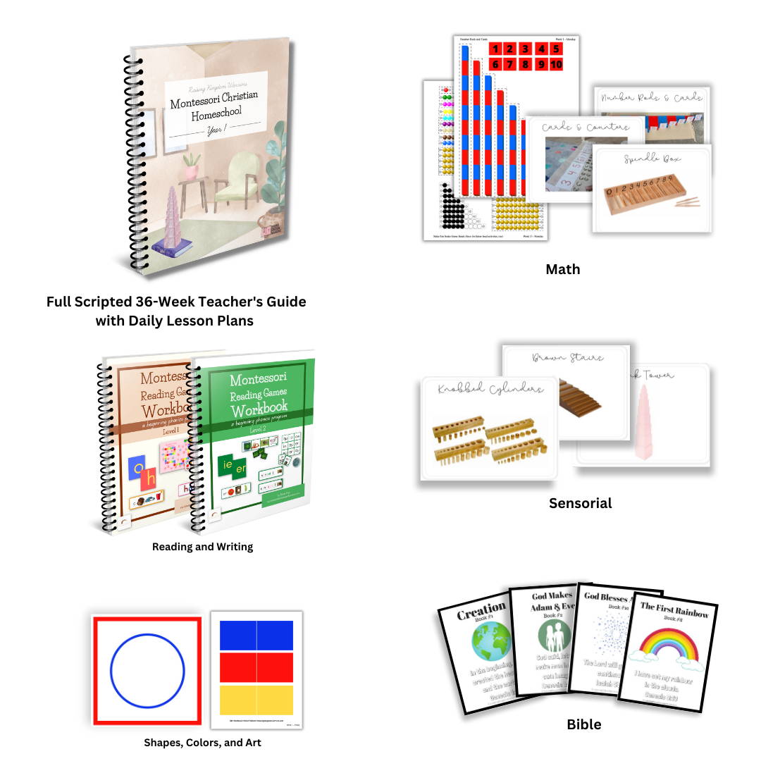 Montessori Christian Homeschool Preschool Curriculum Montessori For 