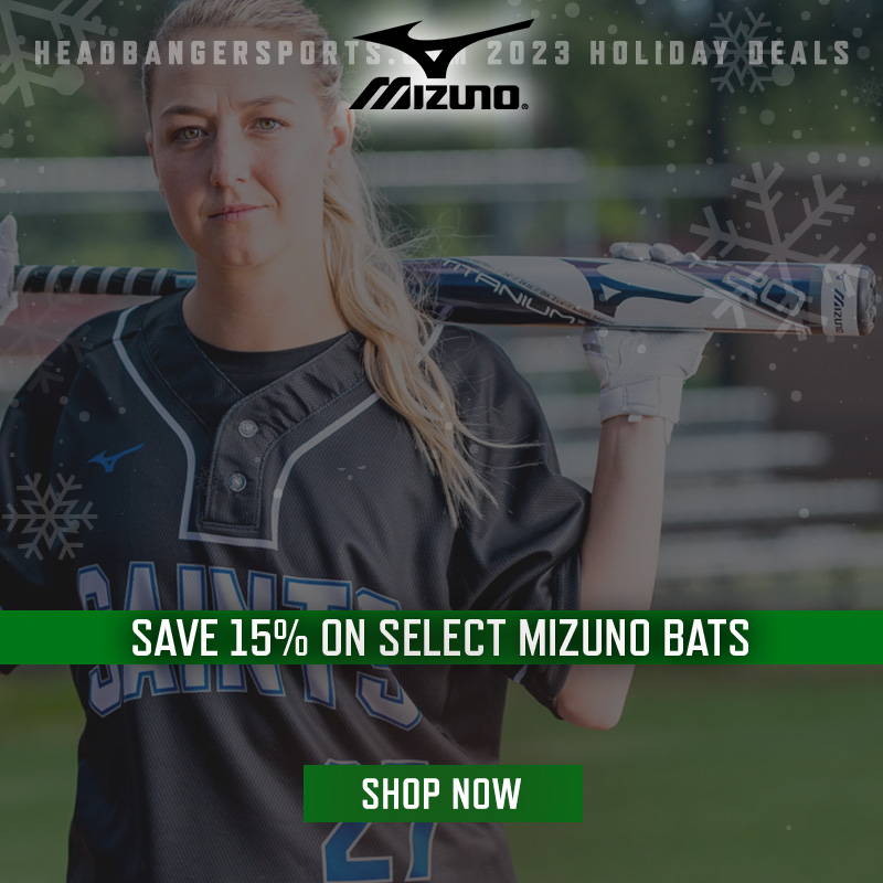 Save 15% off Select Mizuno Fastpitch Bats Including the Power Carbon