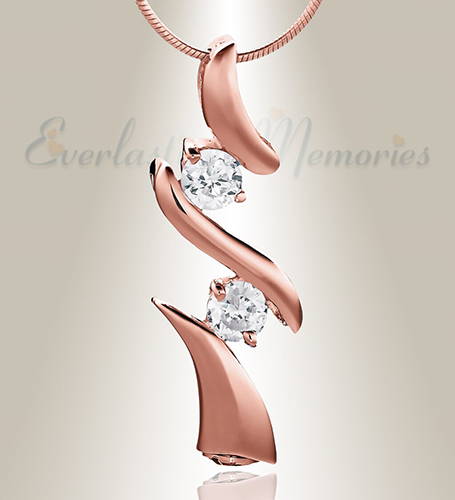 Rose Gold Blissful Moments Cremation Pendant