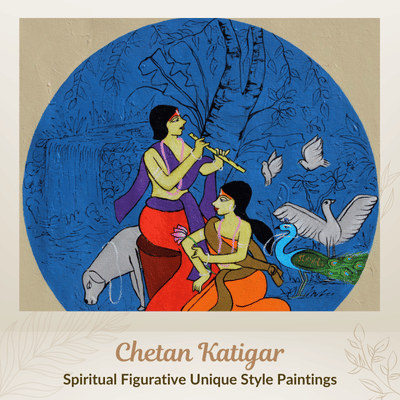 Chetan katigar's paintings on sale