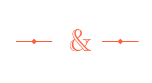tomato red colored ampersand icon