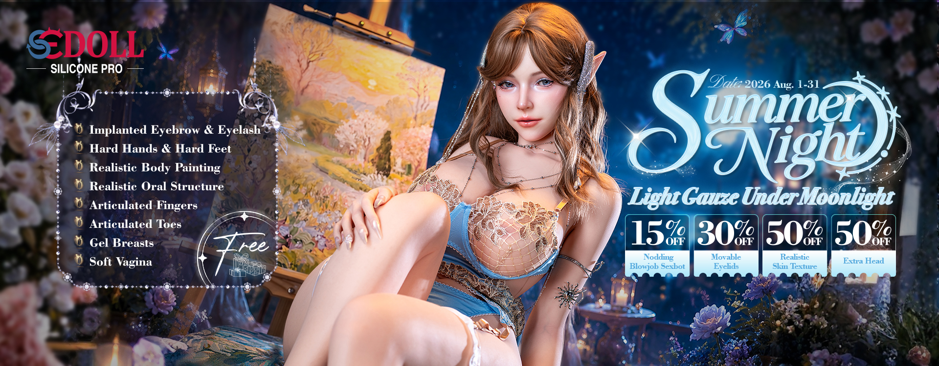 SE Dolls August Silicone Promotions