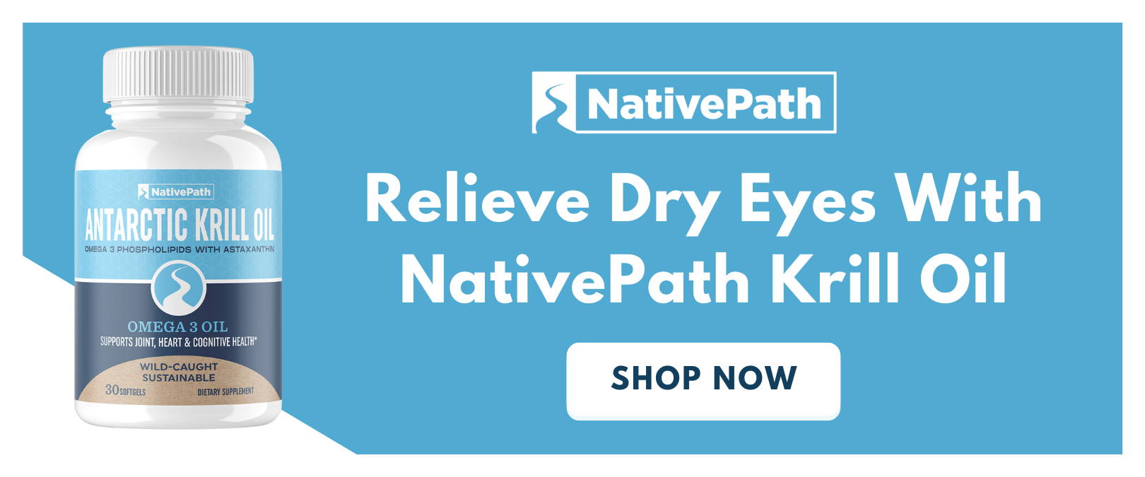 Relieve Dry Eyes With NativePath Krill Oil