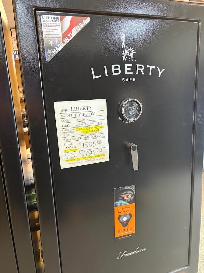 Liberty Freedom 36 Closeout Black textured exterior