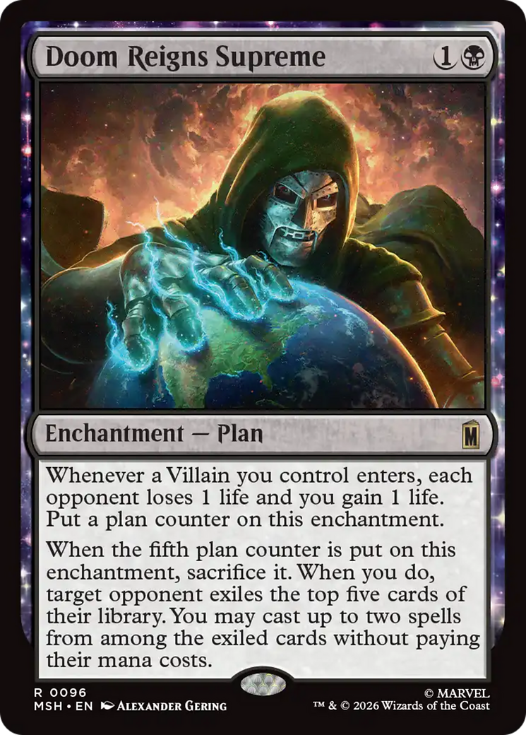 The Doom Reigns Supreme MTG card.
