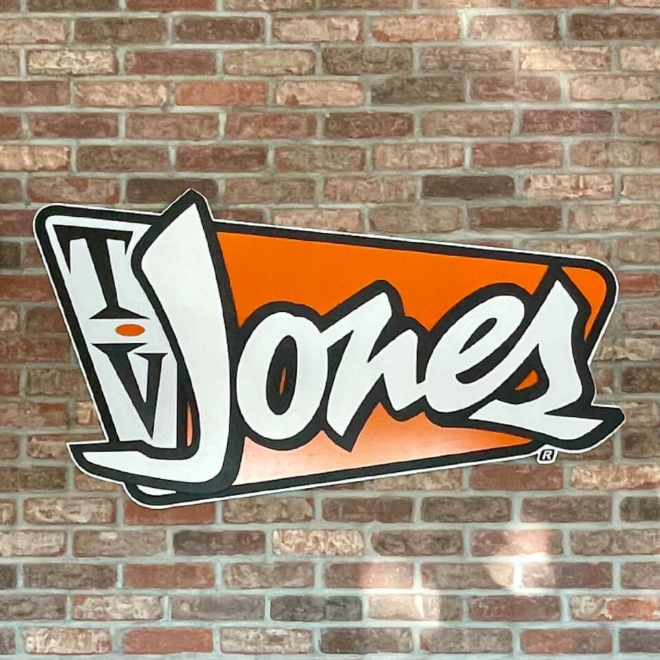 TV Jones Logo for Showcase