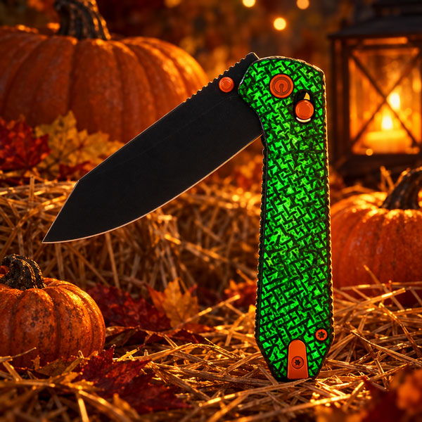 CIVIVI Over Yonder Glow in the Dark Burlap Micarta Available 3pm EST 10/23
