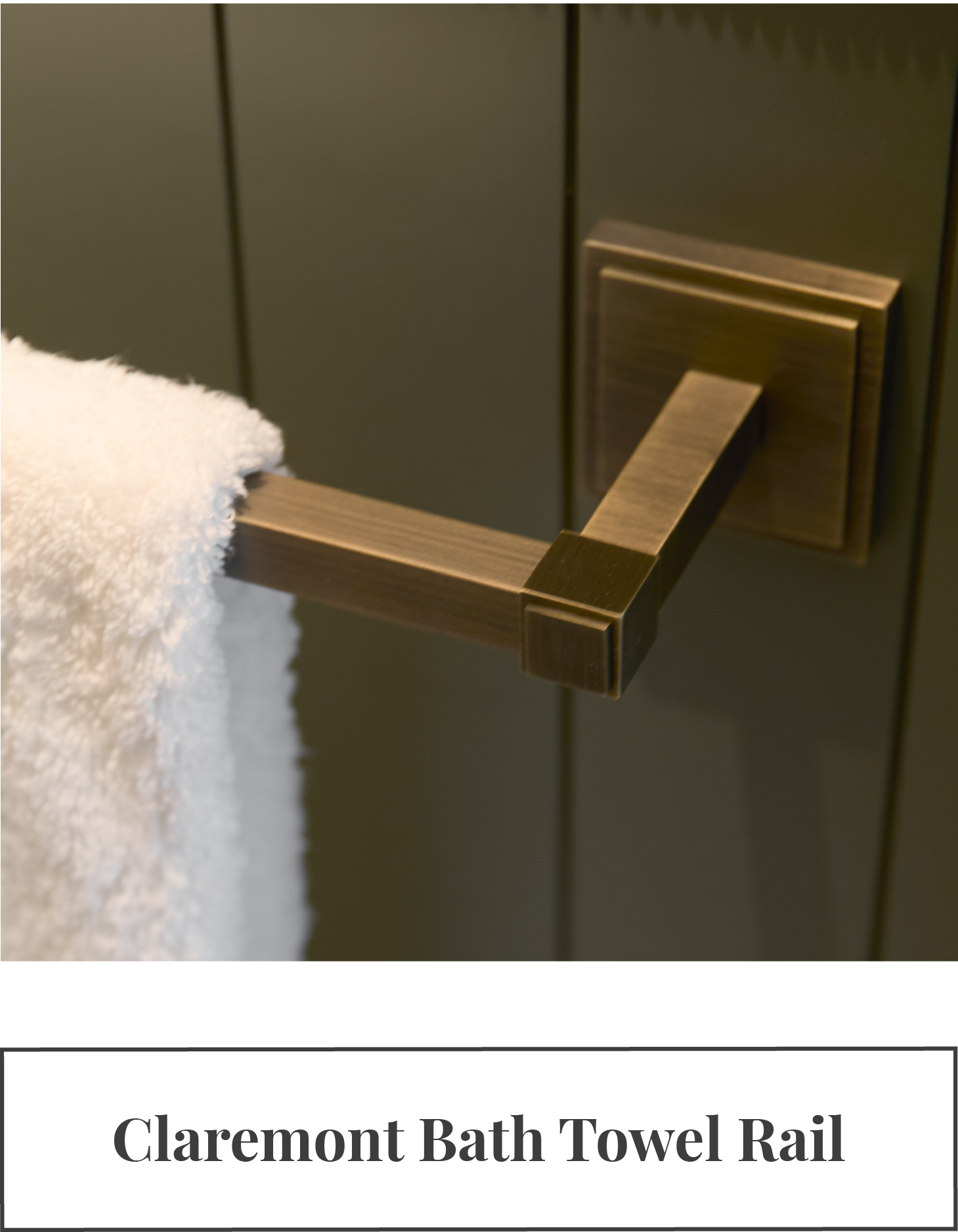 Claremont Bath Towel Rail
