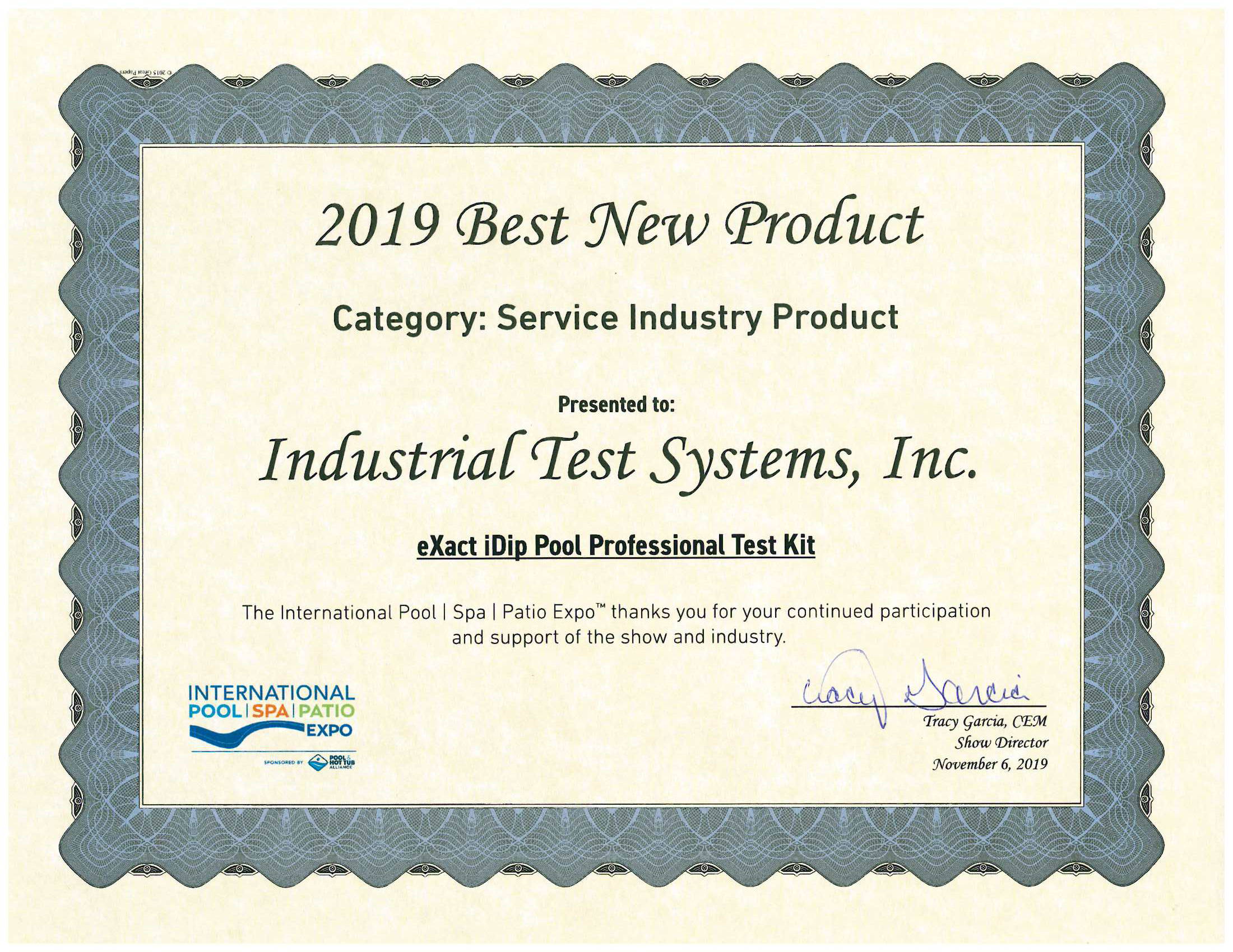 Award for Best New Product