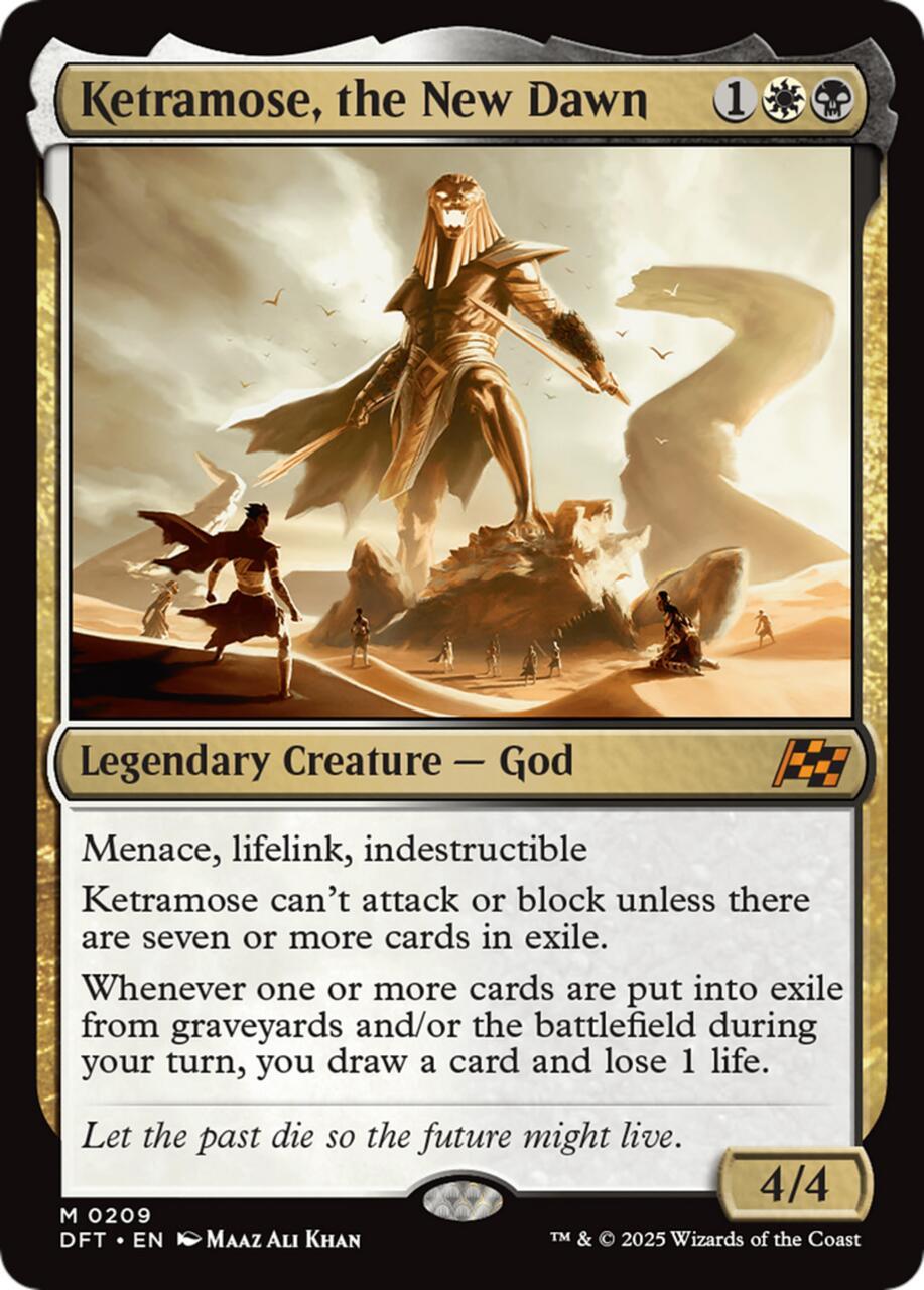 Ketramose the New Dawn one of the best cards of 2025.
