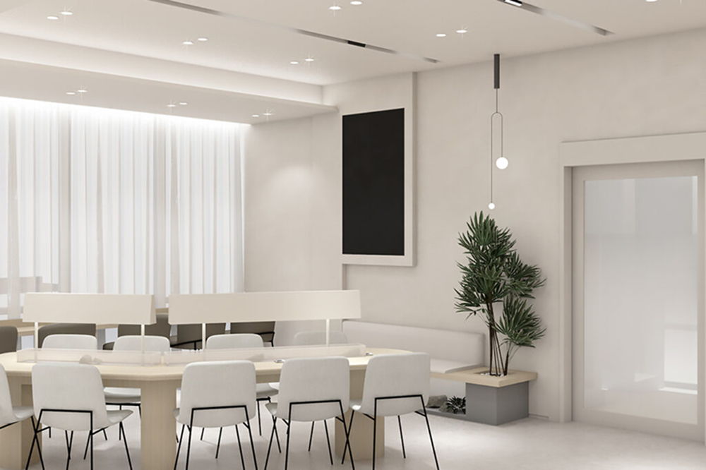 1MM Plastic Surgery Consultation and Waiting Area in Korea With Clean and Comfortable Interior