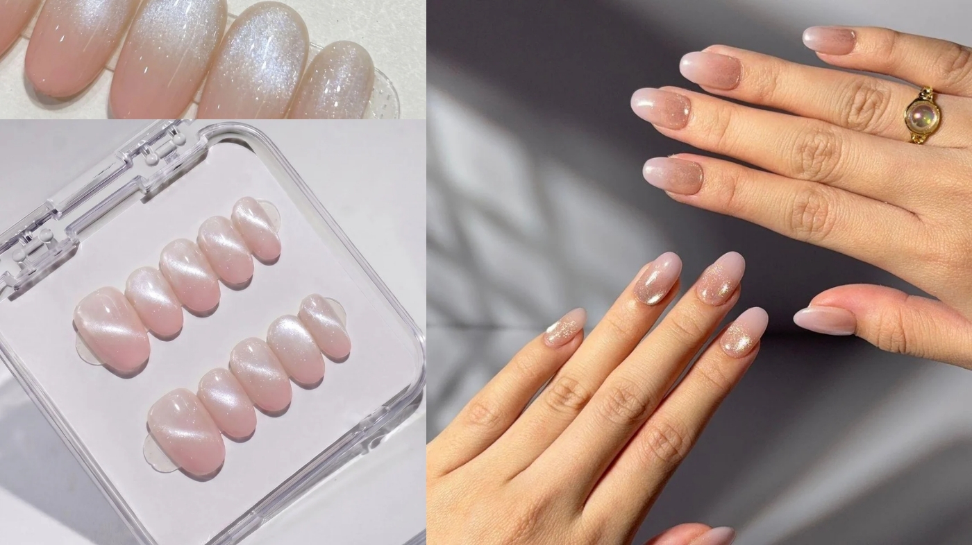 Editorial visual for the section: Peach Nails
