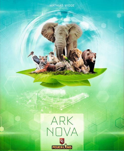 The box art of the game Ark Nova.