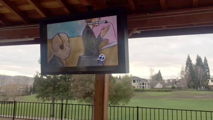 The TV Shield PRO outdoor TV cabinet for putting a TV outside