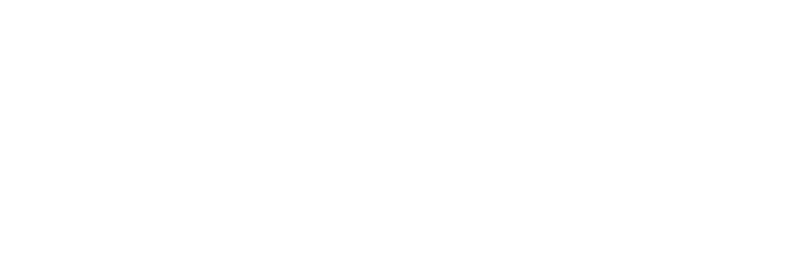 White logo of 