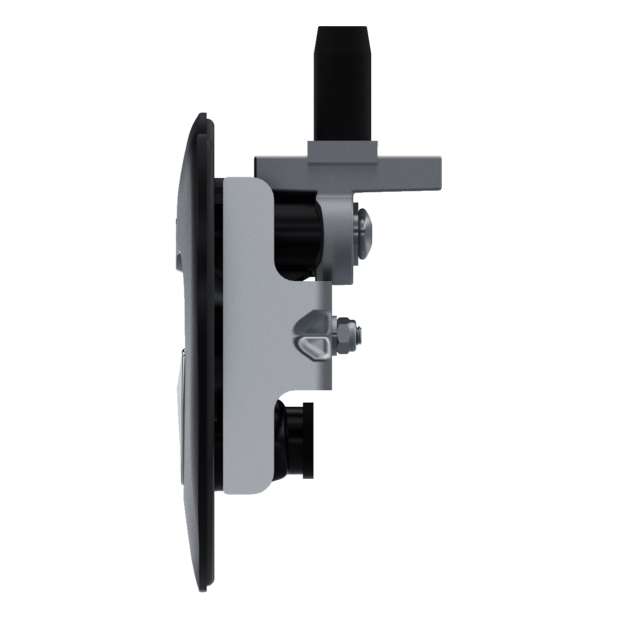 Southco N5 Lift-and-turn Compression latch with key lock side view