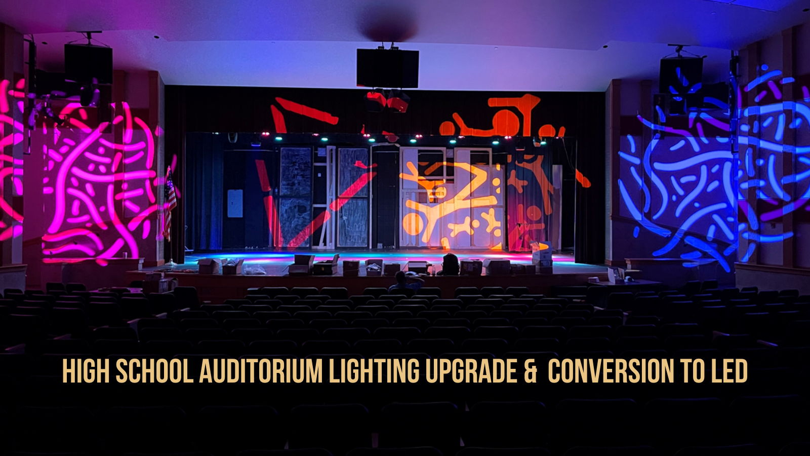 North Hills High School Lighting Upgrade by Knight Sound & Lighting