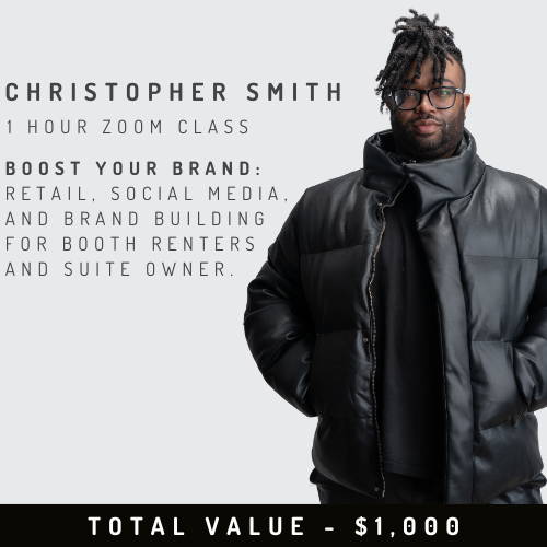 1-Hour Zoom Class with Christopher Smith: Boost Your Brand (Total Value: $1000) 