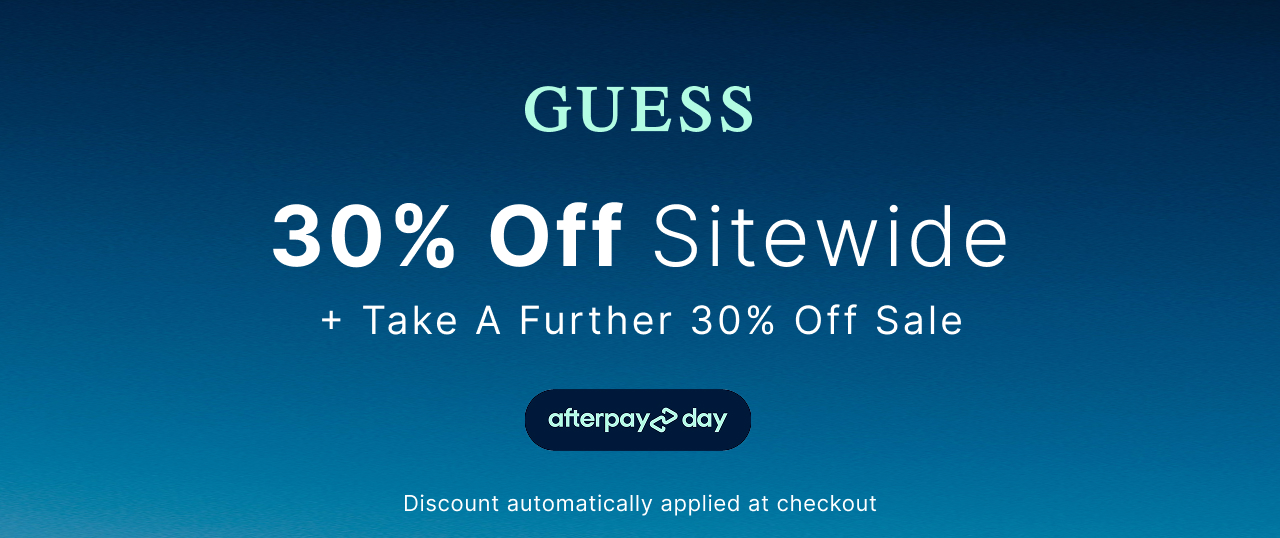GUESS 30% Off Sitewide + Additional 30% Off Sale