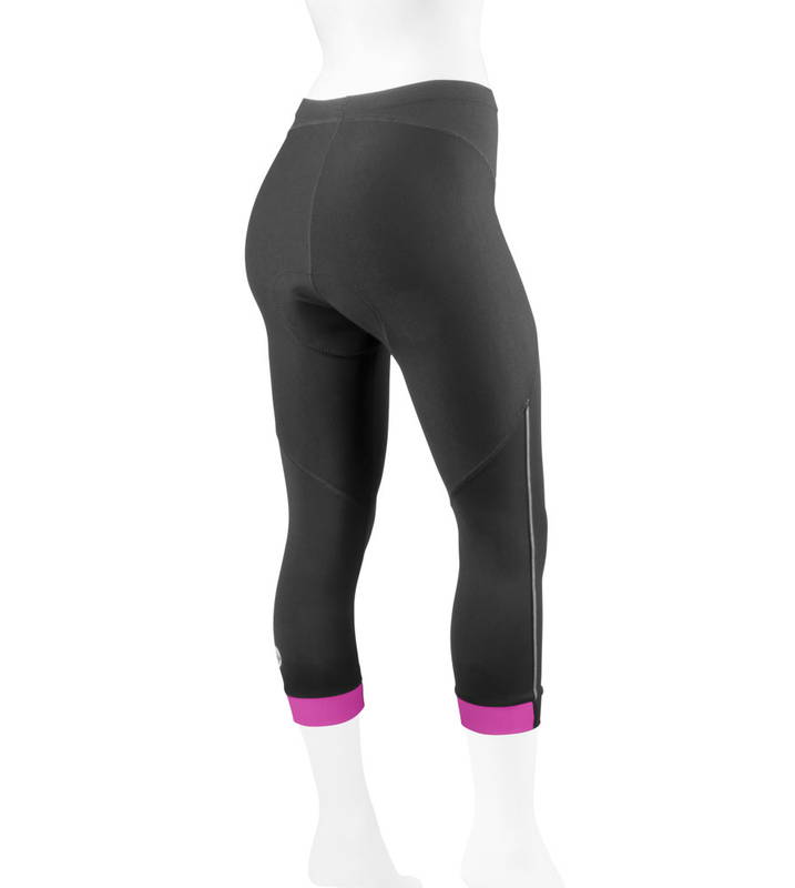 Victoria Fleece Padded Cycling Capri.  Great for fall cycling