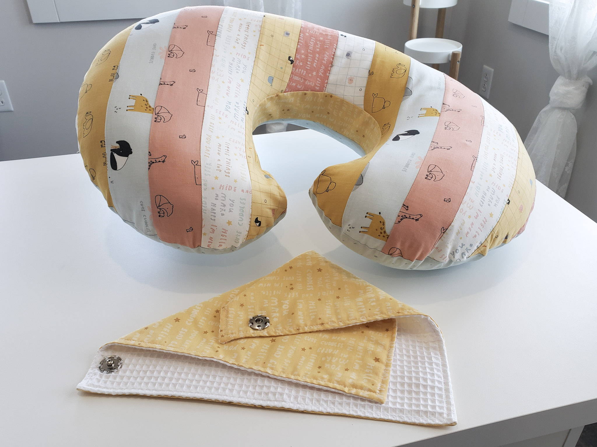 DIY Nursing Pillow Baby Shower Gift
