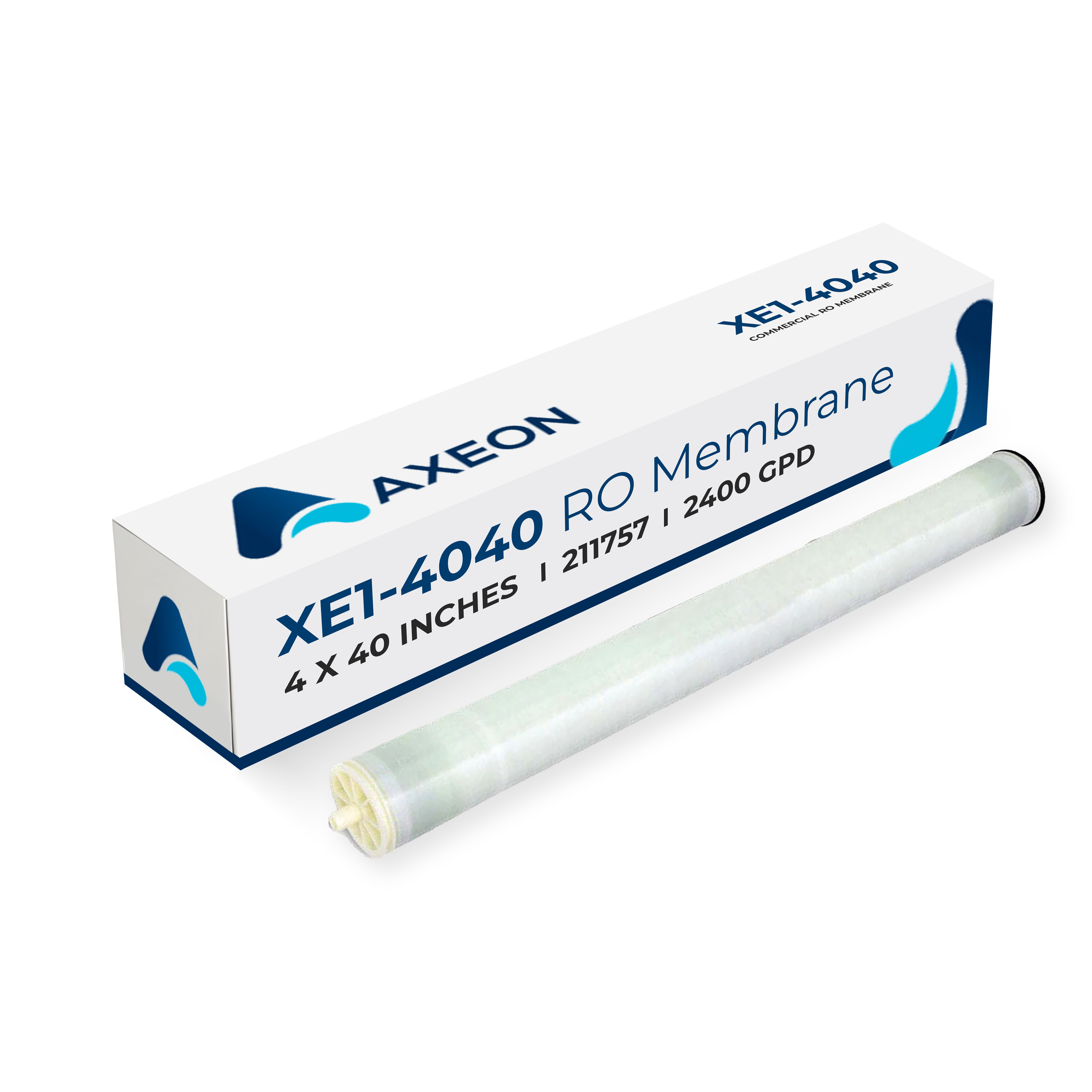 AXEON XE1-4040 RO Membrane 2400 GPD, 100 PSI 4 x 40 Inches, 211757