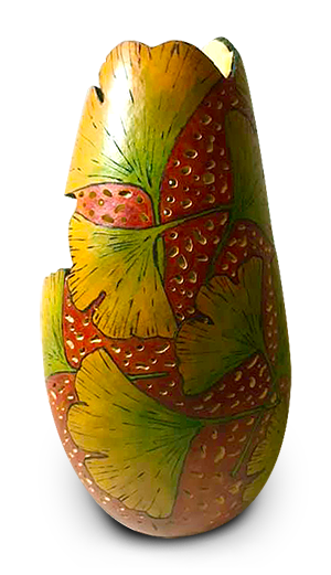 Gourd art by Tina Schoolcraft