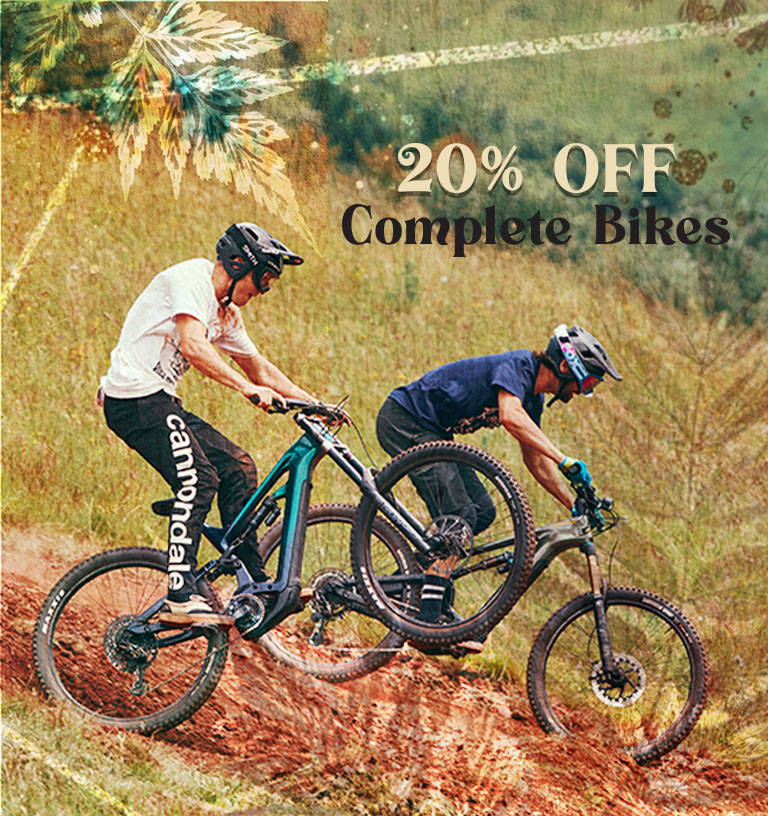 20% off complete bikes