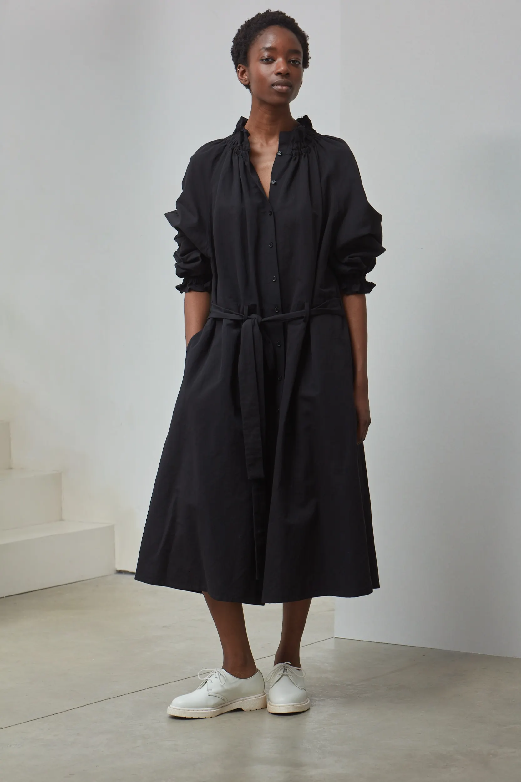 COS - A new take on the shirt dress. Designed with utility