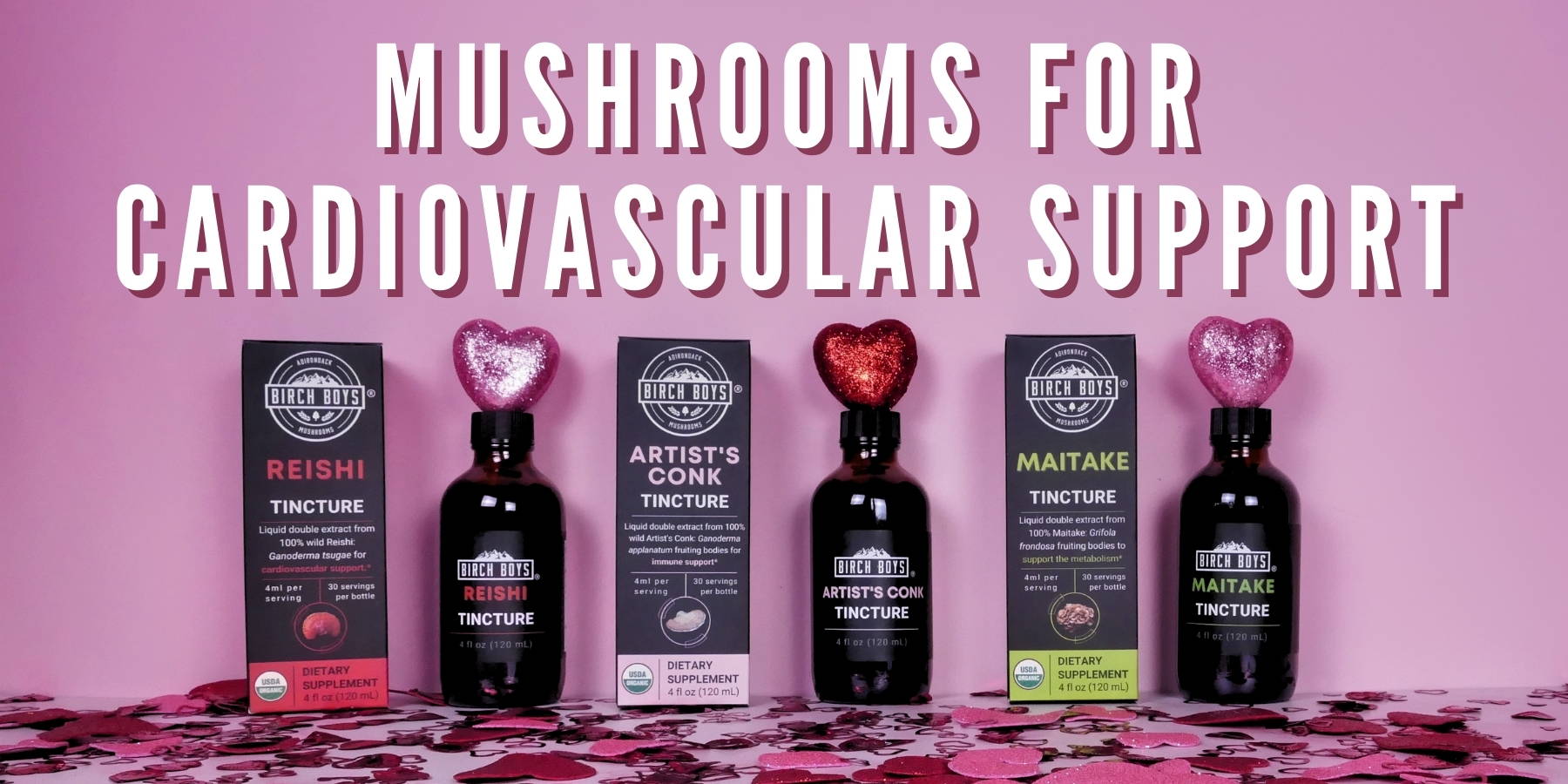 Mushrooms for cardiovascular support