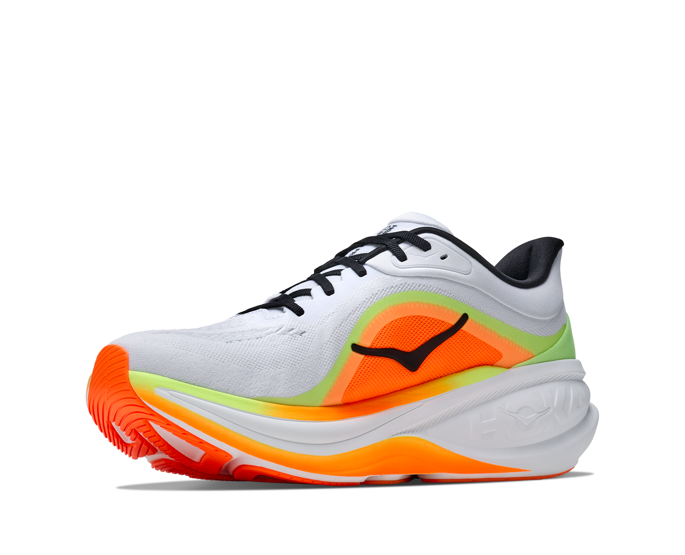 Der Hoka Clifton Pro in seitlicher Ansicht.