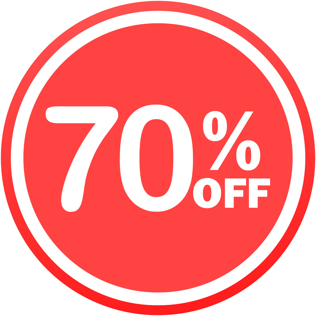 Shop All 70% Off