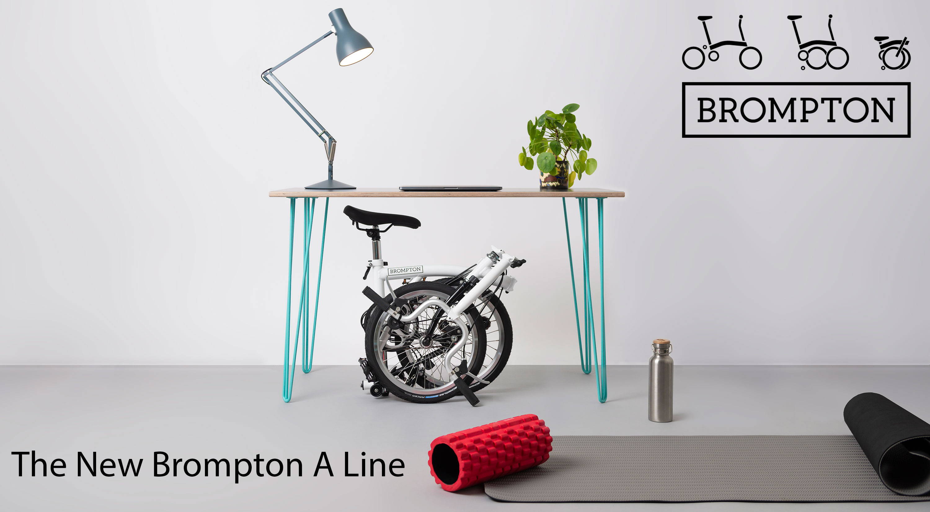 Brompton New A Line Folding Bike - Previously called the B75