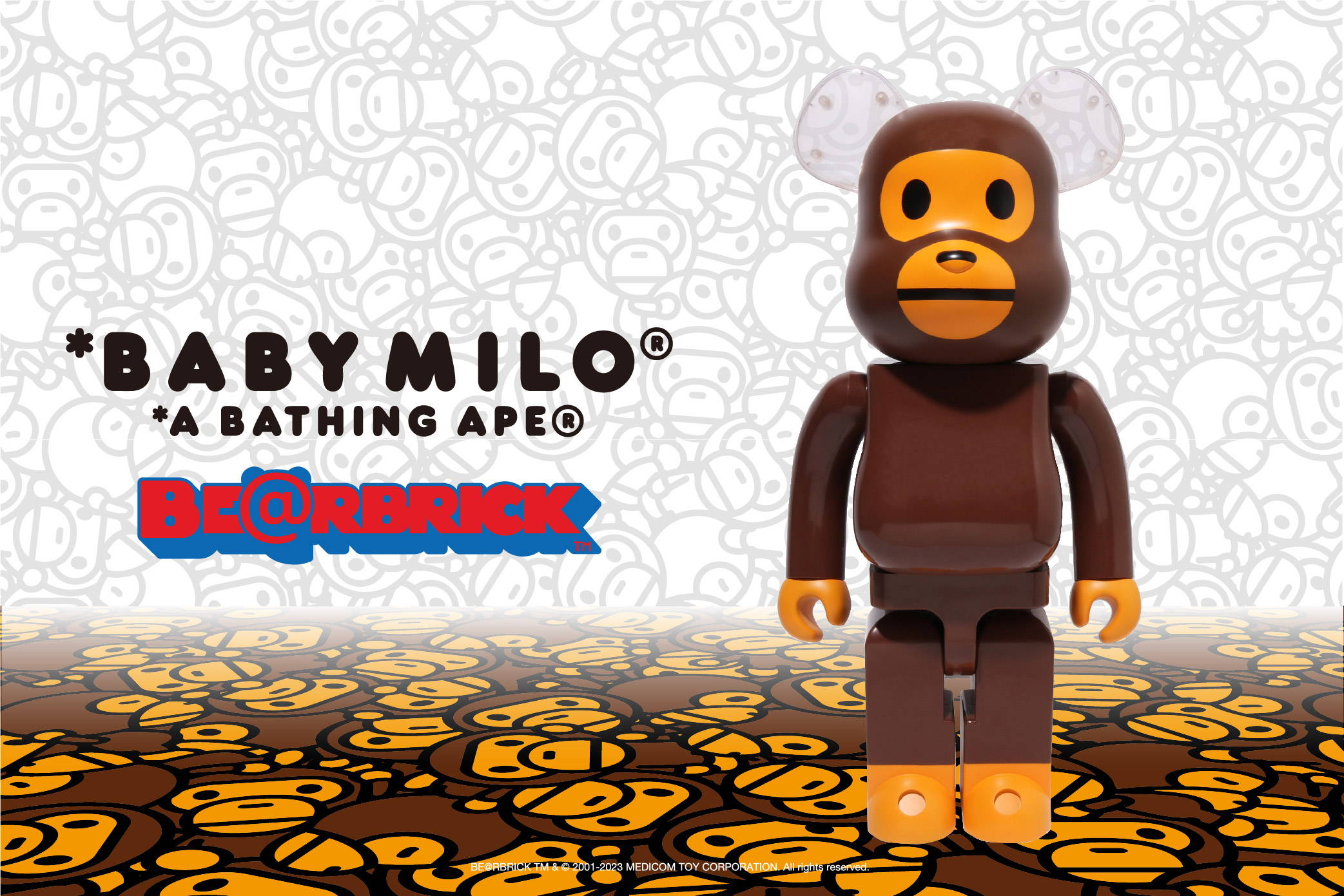 BE@RBRICK BABY MILO EAR CLEAR Ver. 400％ - その他