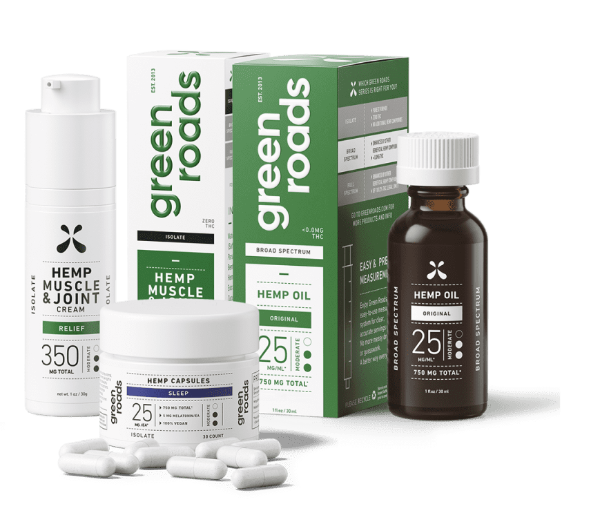 hemp products from Green Roads