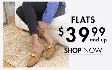Flats $39.99 and Up Shop Now
