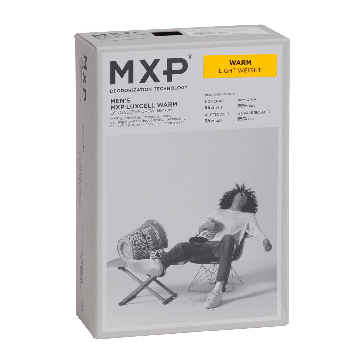MXP（エムエックスピー）/リュクセルウォーム ロングスリーブクルー/ブラック/MENS