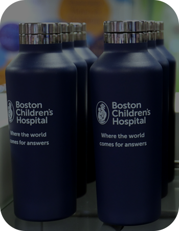 Boston Children's Hospital logoed tumblers