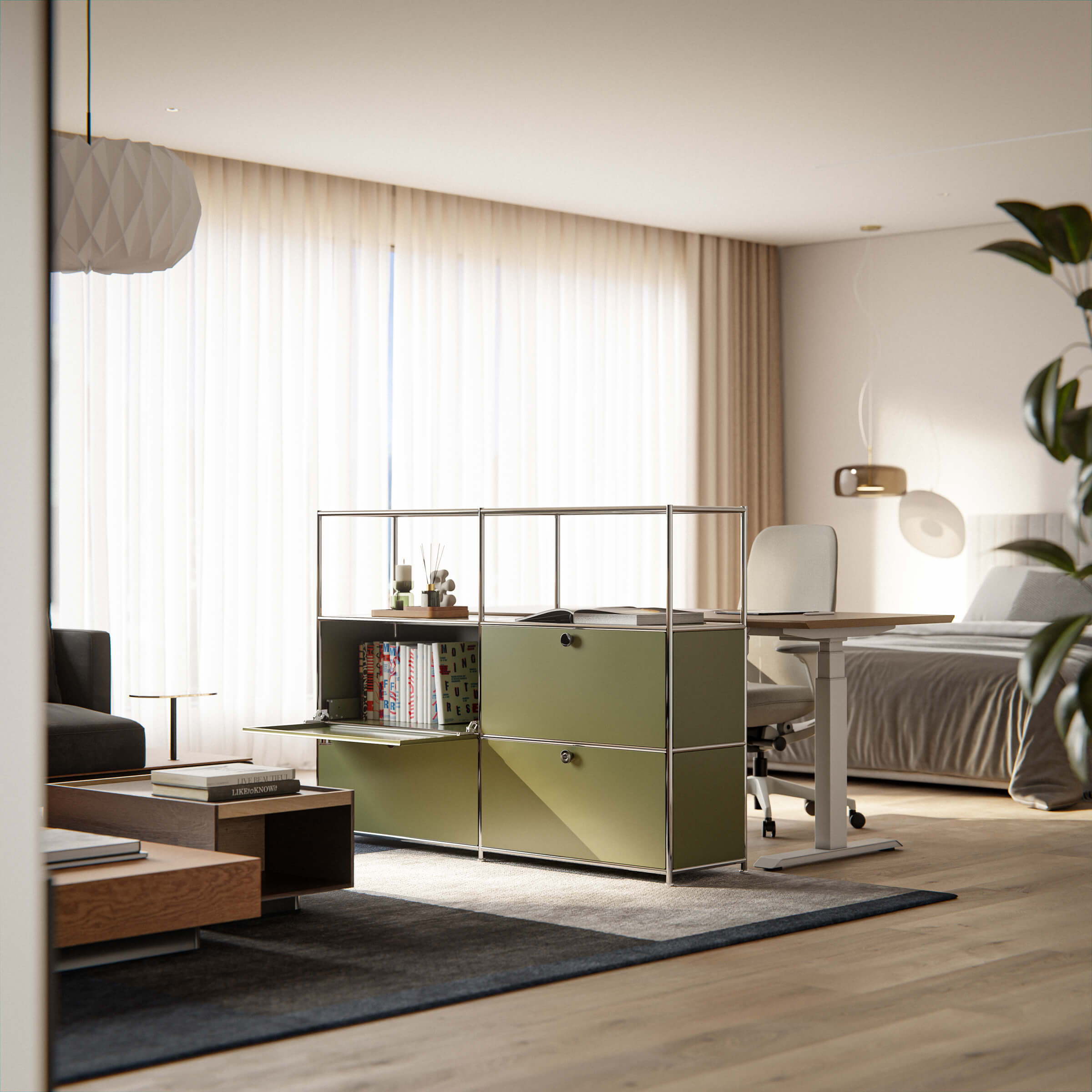 A Modern Home Office with an ofinto Cubox