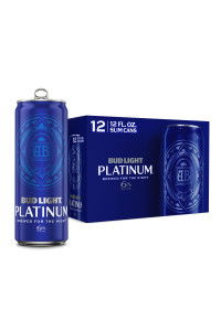 Bud Light Platinum beer can and packaging.