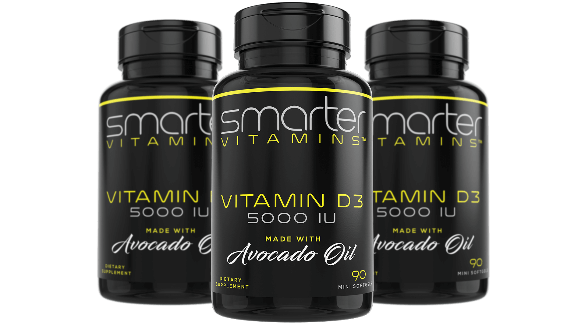 3 bottles of Vitamin D3. 9 month supply.