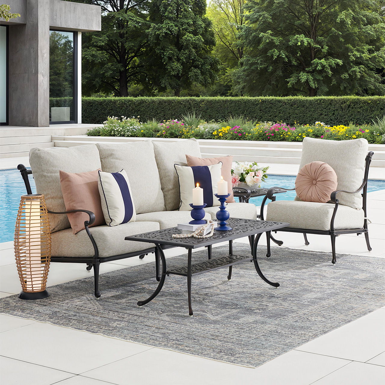 Naples 3pc. Outdoor Seating Set