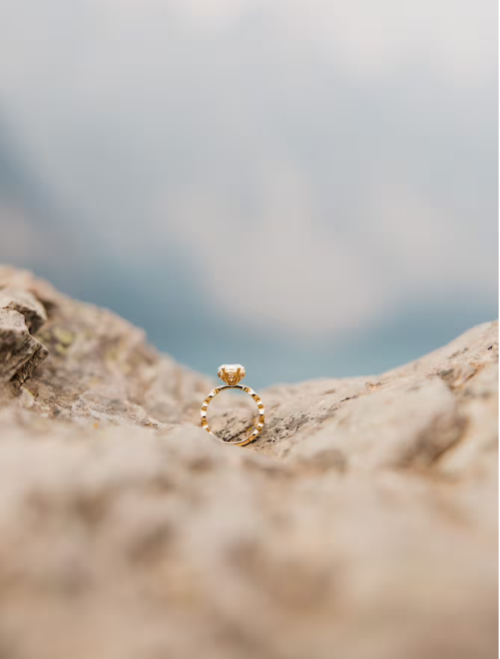 oval ring in mountain