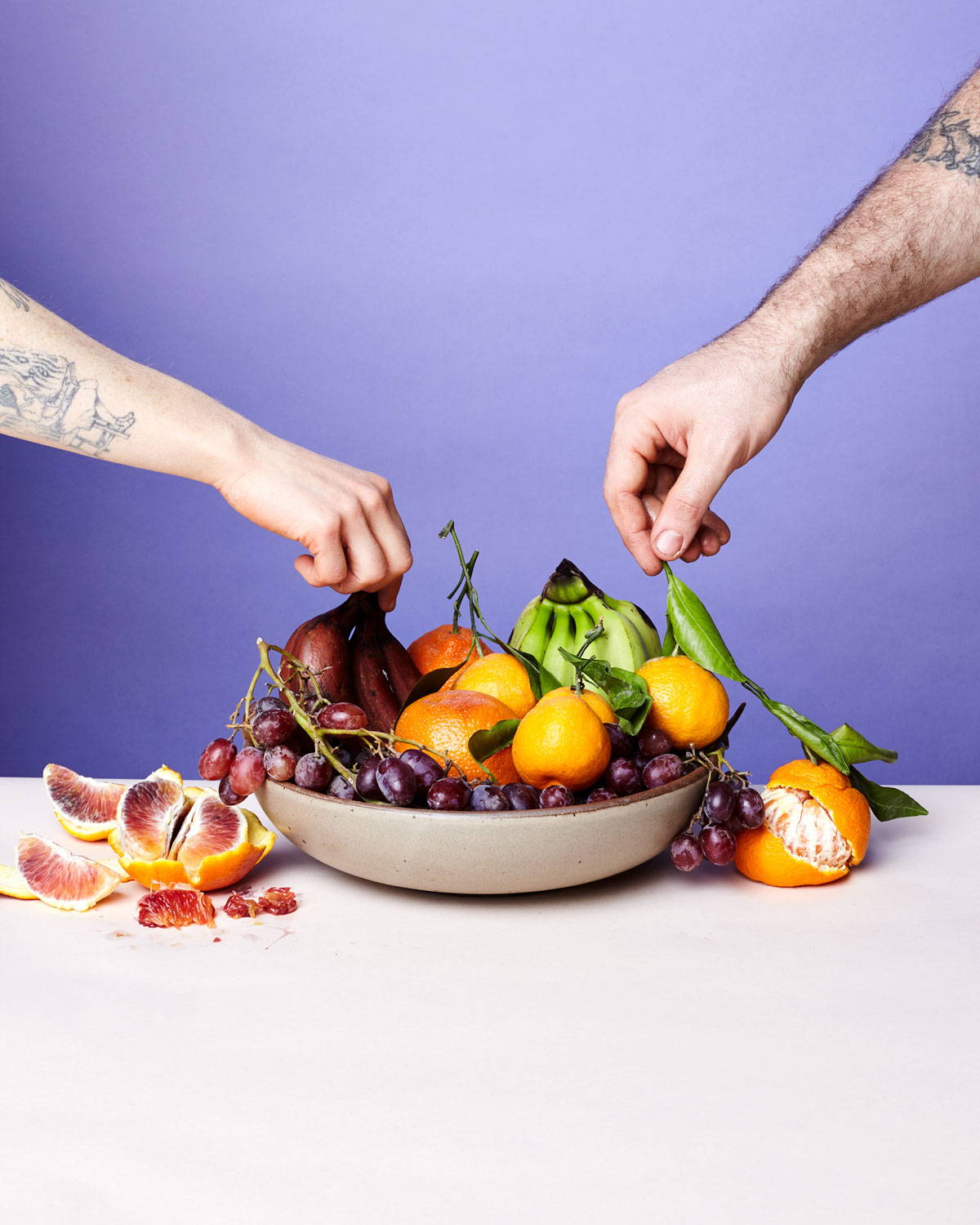 The Weeknight Serving Bowl from East Fork in Morel with citrus 