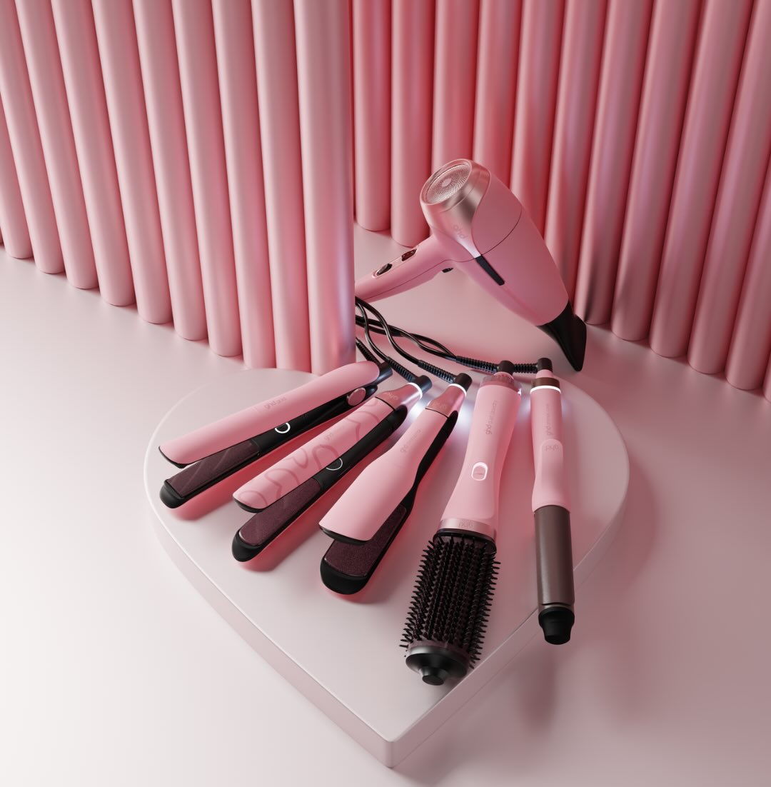 Meet the latest pink icons from ghd.