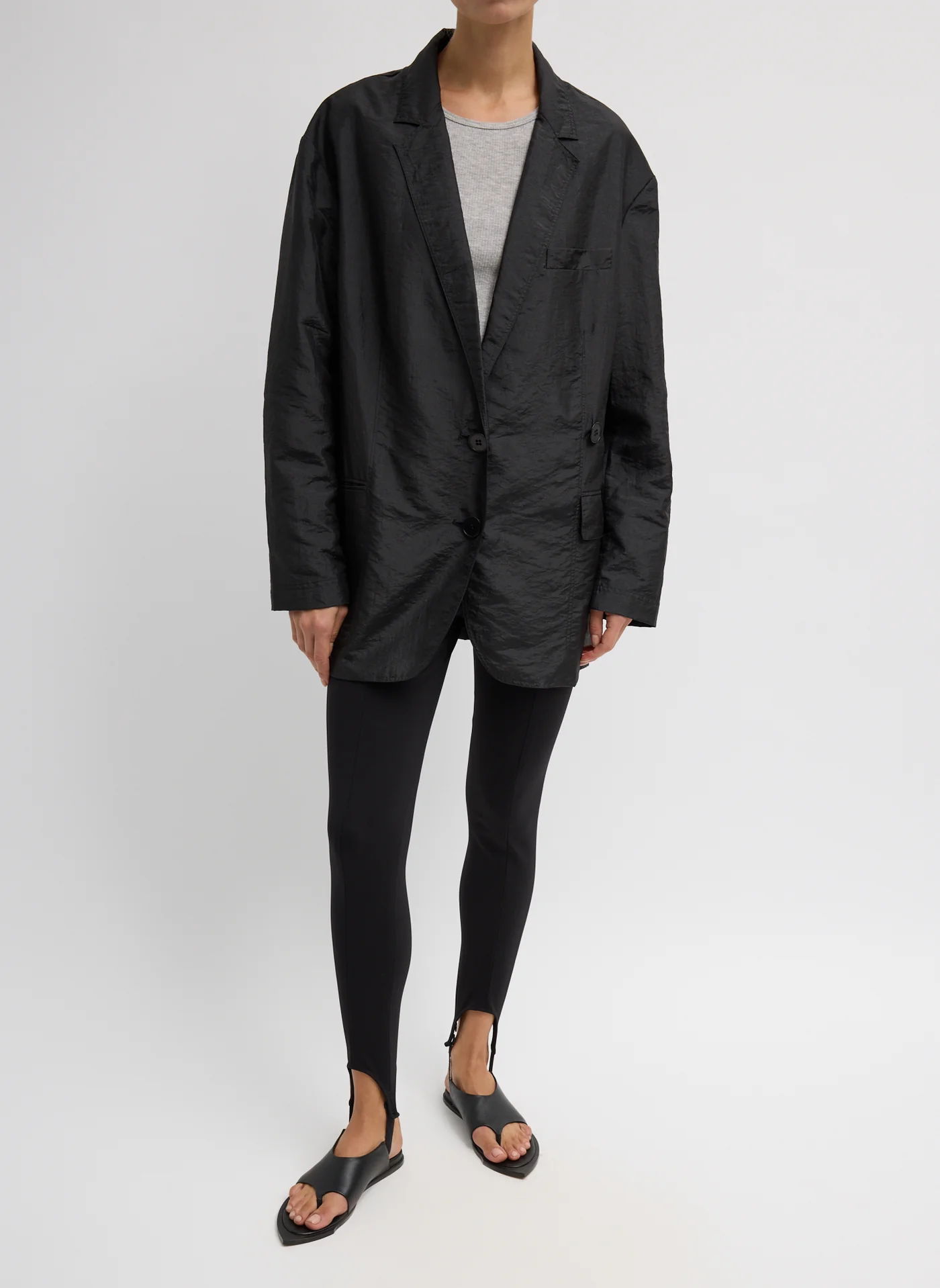 Crispy Nylon Liam Blazer