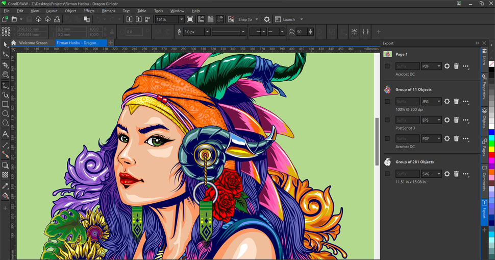Trace bitmaps to vectors with CorelDRAW PowerTRACE