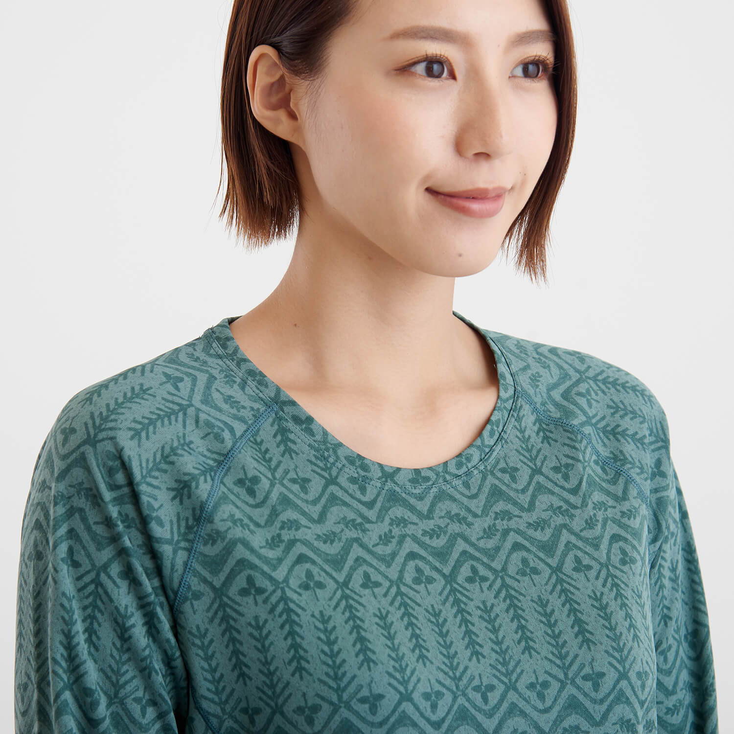 patagonia（パタゴニア）/キャプリーン ミッドウェイトクルー/グリーン/WOMENS
