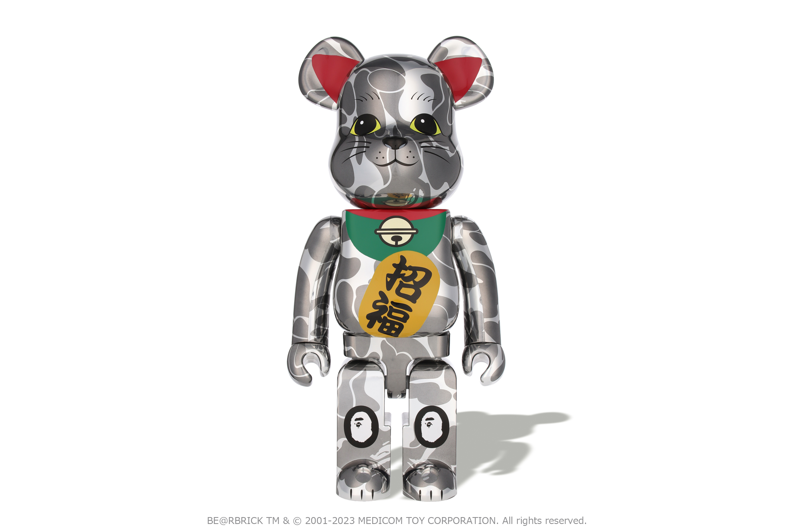 BE@RBRICK BAPE 招き猫 金メッキ&達磨 銀メッキ 100&400%