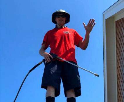 best roof cleaning on cape cod, cape cod roof cleaning, house washing, street appeal pros, cedar cleaning, clean cedar, moss, mold, algae, lichen